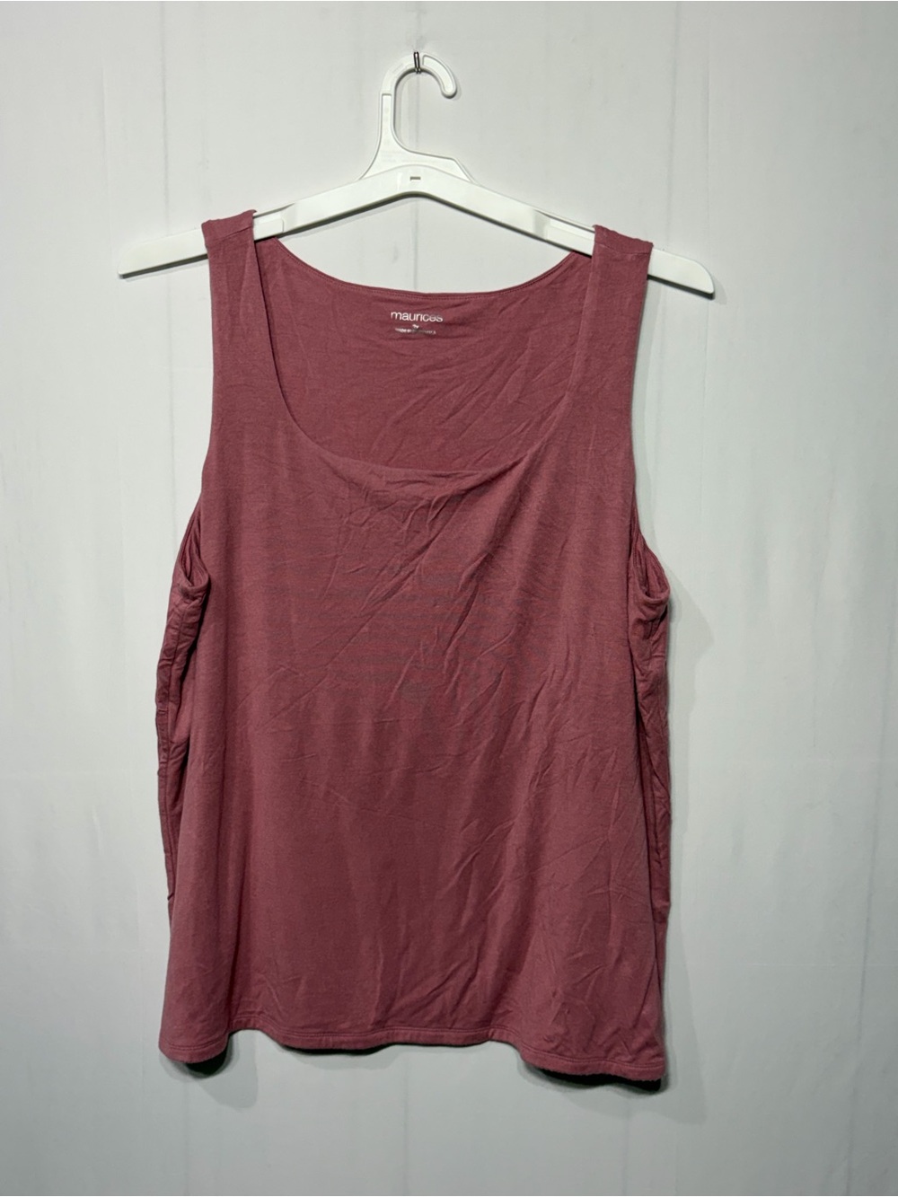 Maurices Plus Size Scoop Neck Tank Top - Rose